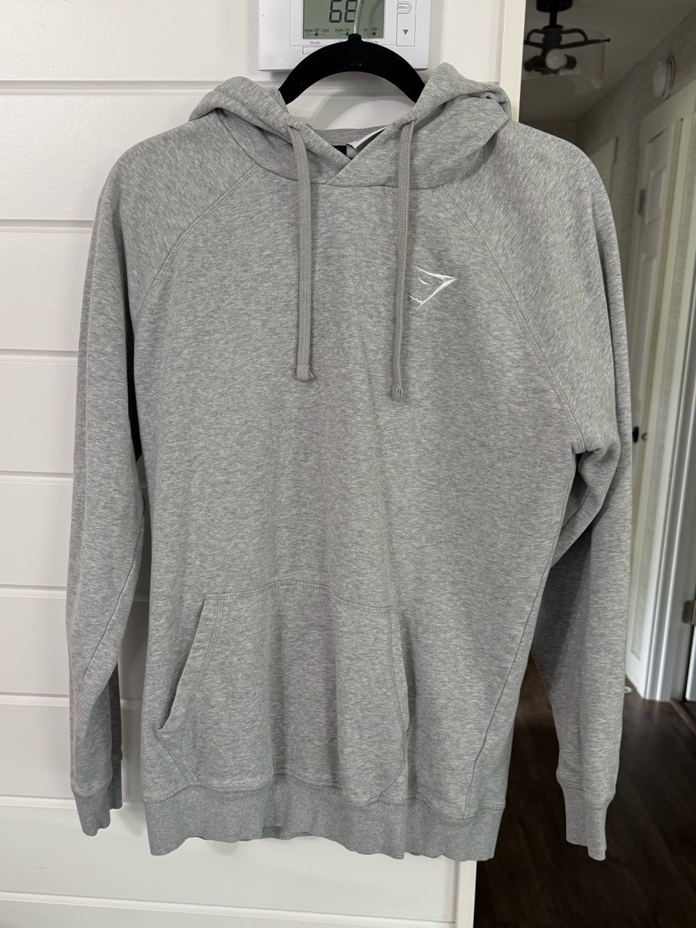Gymshark lightweight grey hoodie Size M